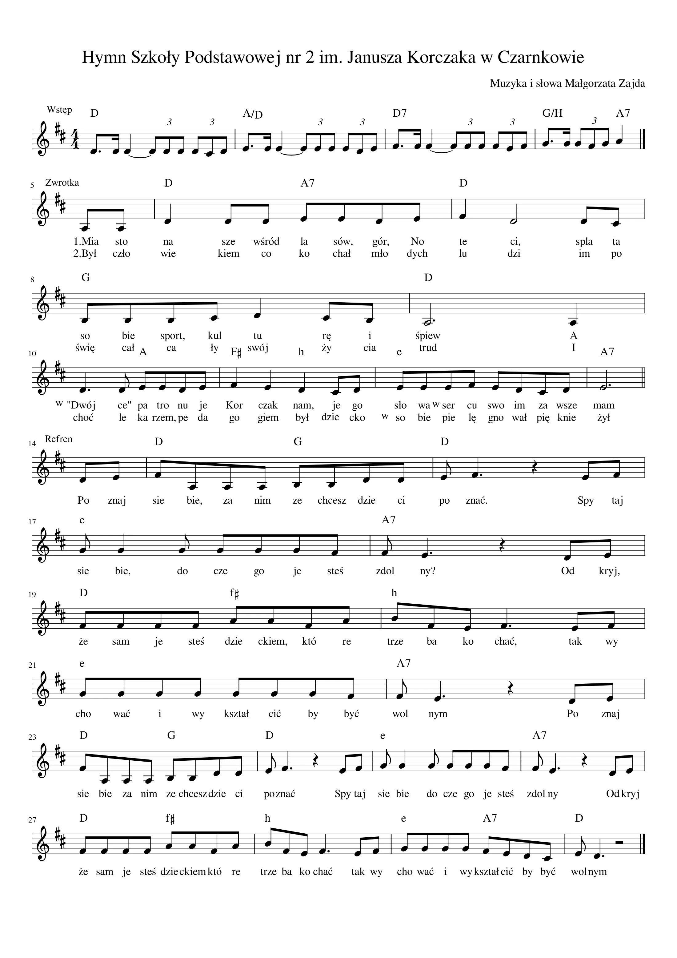 Hymn nuty