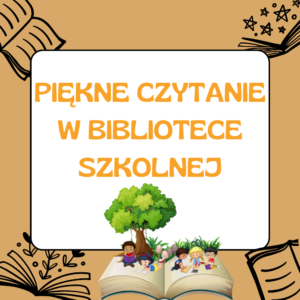 Piękne czytanie w szkolnej bibliotece